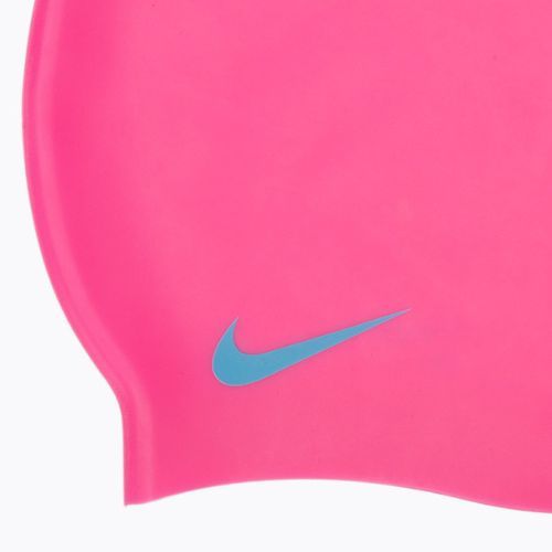 Nike Solid Silikoninė vaikiška plaukimo kepuraitė rožinė TESS0106-670