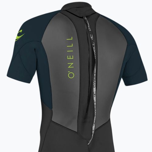 Vaikiškas plaukimo hidrokostiumas O'Neill Reactor-2 2 mm Back Zip Spring black/slate