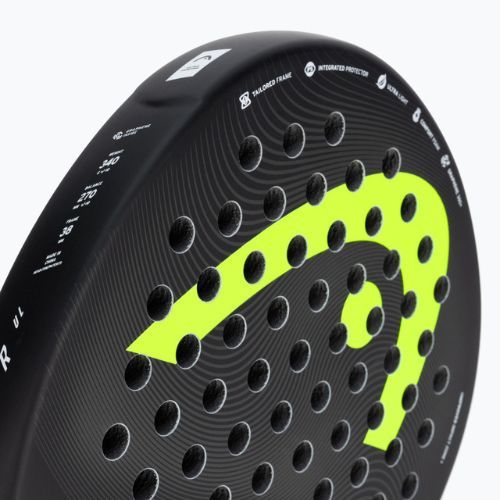Padelio raketė HEAD Zephyr UL 2023 black/yellow