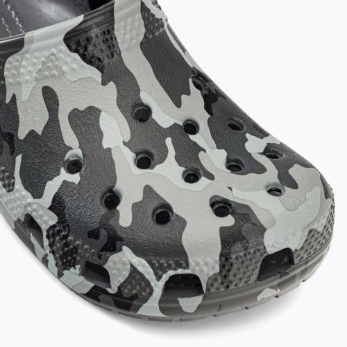 Crocs Classic Camo Clog T grey vaikiškos šlepetės 207593-097