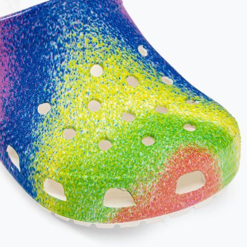 Crocs Classic Spray Dye Clog T white 208094-94S vaikiškos šlepetės