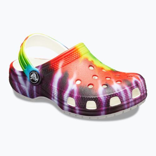 Crocs Classic Tie-Dye Graphic Clog T spalvingos vaikiškos šlepetės 206994-90H