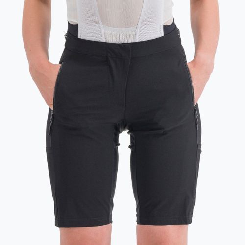 Moteriški Sportful Supergiara Overshort dviračių šortai juodi 1120510.002