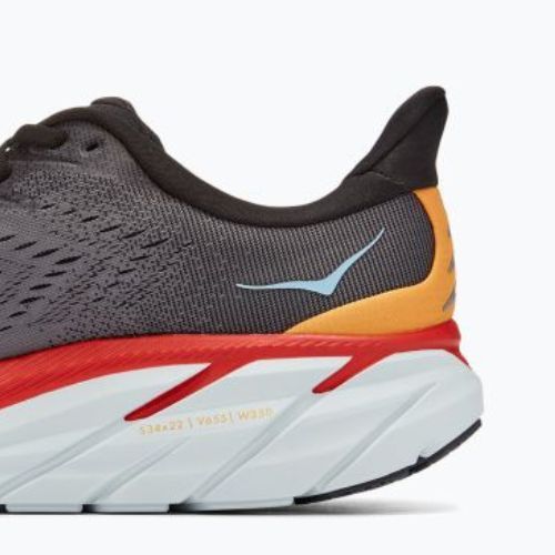 HOKA vyriški bėgimo bateliai Clifton 8 grey 1119393-ACTL