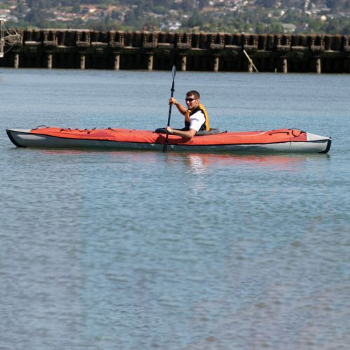 Advanced Elements AdvancedFrame Convertible raudona/pilka 2 asmenų pripučiama baidarė