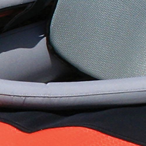 Advanced Elements AdvancedFrame raudona/pilka 1 asmens pripučiama baidarė