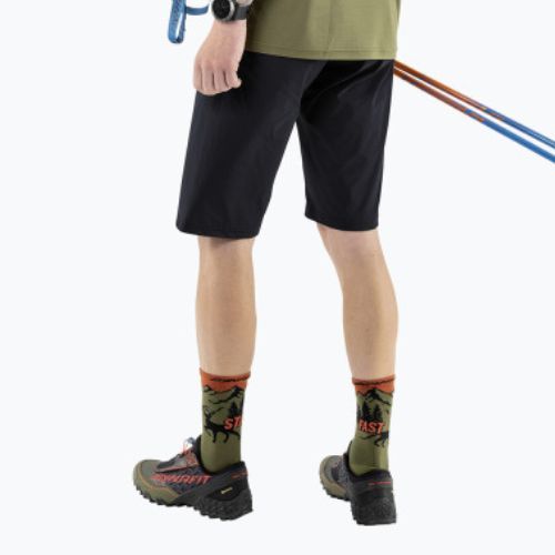 Vyriški DYNAFIT Transalper Hybrid trekingo šortai juodi 08-0000071184