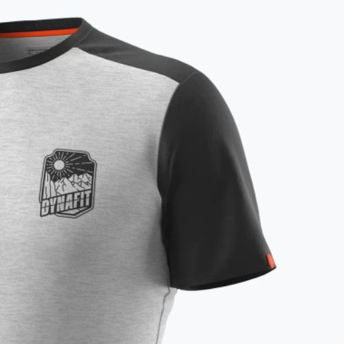 Vyriški marškinėliai DYNAFIT Transalper Šviesiai pilki turistiniai marškinėliai 08-0000071298