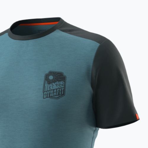 DYNAFIT Transalper Šviesiai mėlyni vyriški turistiniai marškinėliai 08-0000071298