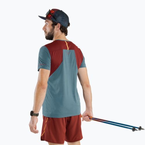 Vyriški bėgimo marškinėliai DYNAFIT Sky tamsiai mėlynos spalvos 08-0000071649