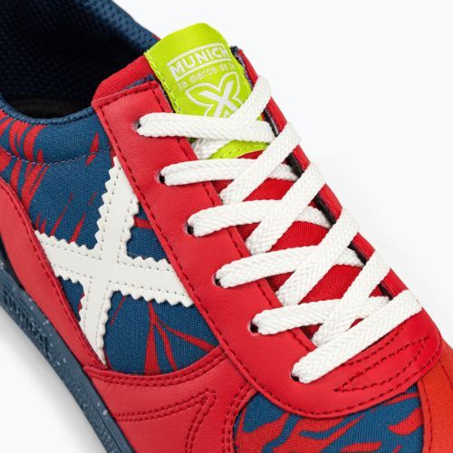 Futbolo bateliai MUNICH G-3 Indoor raudoni