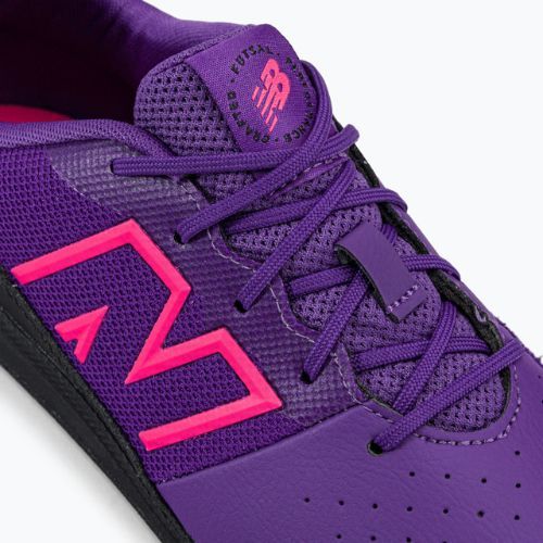 Vaikiški futbolo bateliai New Balance Audazo V6 Command IN violetiniai