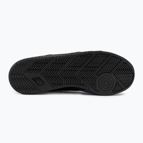 Vaikiški futbolo bateliai New Balance Audazo V6 Command IN violetiniai