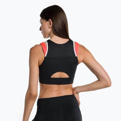 New Balance Shape Shield Crop bėgimo liemenėlė juoda WB21110NDF