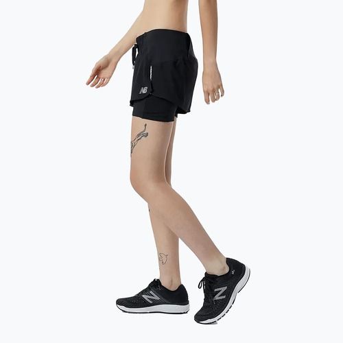 Moteriški bėgimo šortai New Balance Impact Run 2In1 black WS21270BK