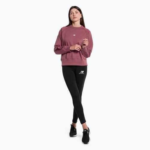 Moteriški treniruočių marškinėliai New Balance Athletics Remastered French Terry Crewneck red WT31500WAD