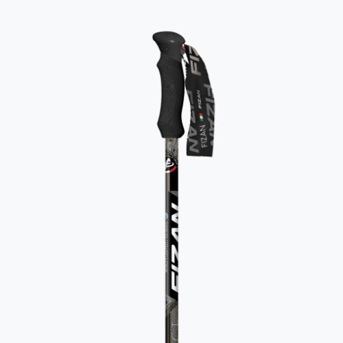 Fizan Compact MS trekingo lazdos juodos spalvos S22 7102