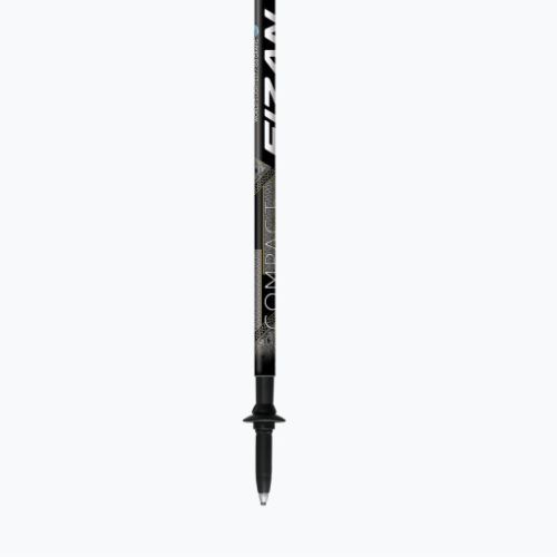 Fizan Compact MS trekingo lazdos juodos spalvos S22 7102