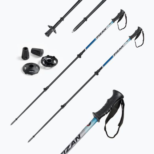 Fizan Voyager trekingo lazdos mėlynos spalvos S22 7519