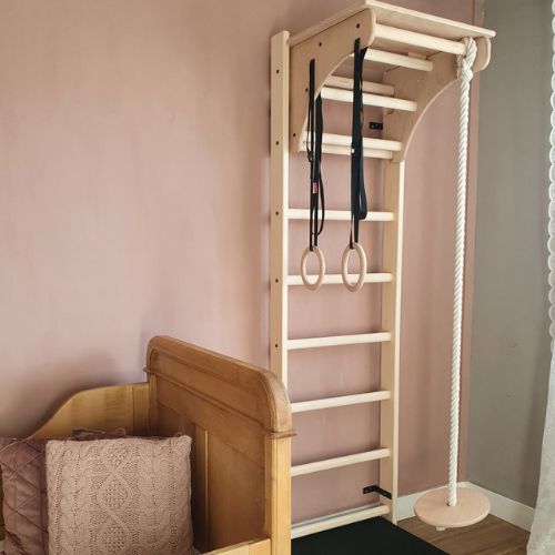 BenchK gimnastikos kopėčios rudos BK-112+A204