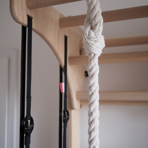 BenchK gimnastikos kopėčios rudos BK-112+A204