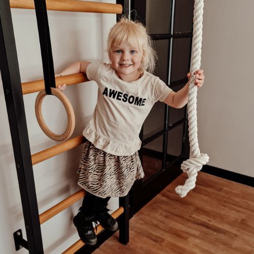 BenchK gimnastikos kopėčios juodos BK-221B+A076