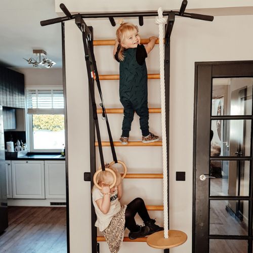 BenchK gimnastikos kopėčios juodos BK-221B+A076