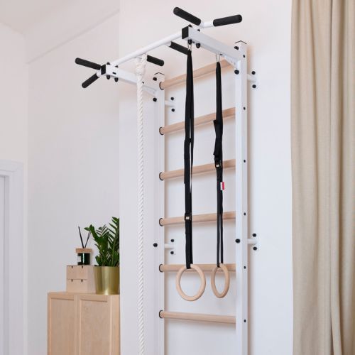 BenchK gimnastikos kopėčios baltos BK-721W+A204