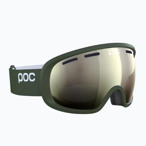 POC Fovea epidote green/partly sunny ivory slidinėjimo akiniai
