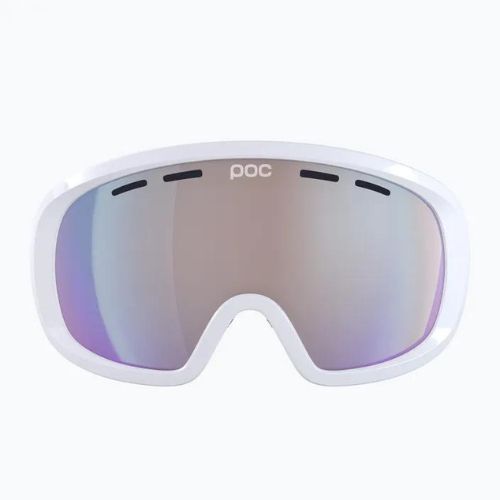 POC Fovea Mid Fotochrominiai urano baltos/šviesiai rožinės/skaidrios mėlynos spalvos slidinėjimo akiniai