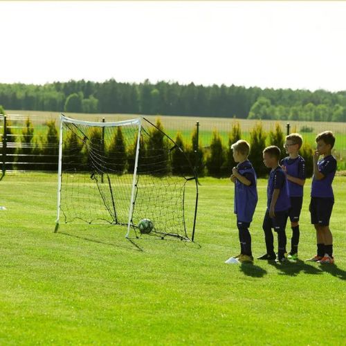 OneTeam Flex futbolo vartai 300 x 200 cm balti OT-SNG3020