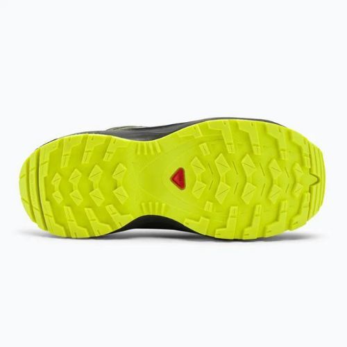 Salomon Xa Pro V8 Mid CSWP vaikiški trekingo batai juodi/deep lichen green/y