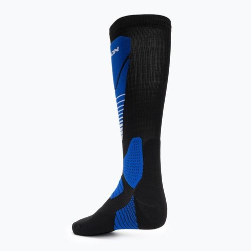 Salomon S/Pro slidinėjimo kojinės juodos/akinančiai mėlynos/baltos