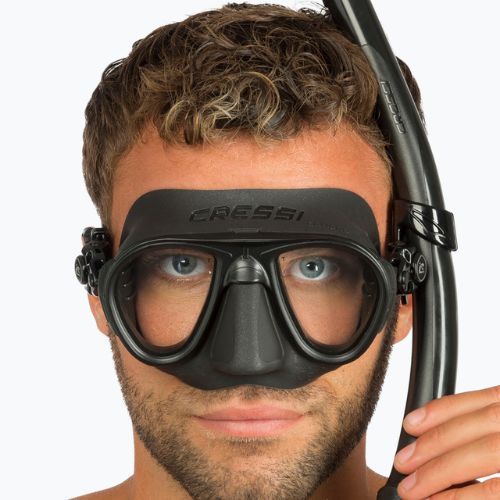 Cressi Calibro + Corsica nardymo rinkinys juodas DS435050