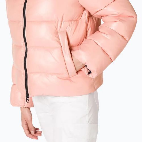 Moteriška pūkinė striukė Rossignol Shiny Bomber pastel pink