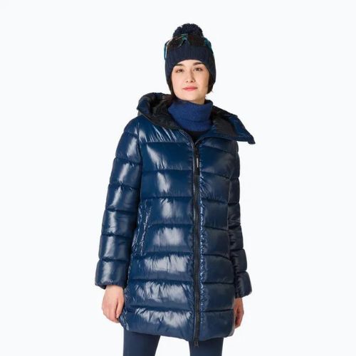Moteriška pūkinė striukė Rossignol Shiny Parka dark navy