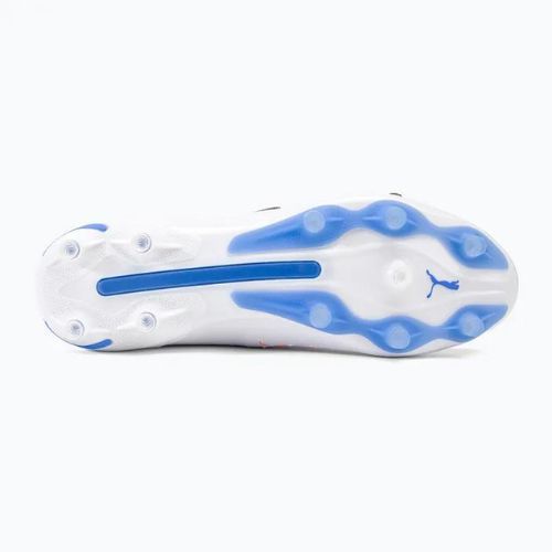 Vyriški futbolo bateliai PUMA King Ultimate FG/AG puma white/puma black/blue glimmer/ultra orange
