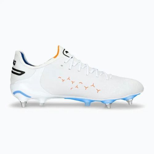 Vyriški futbolo bateliai PUMA King Ultimate MXSG puma white/puma black/blue glimmer/ultra orange