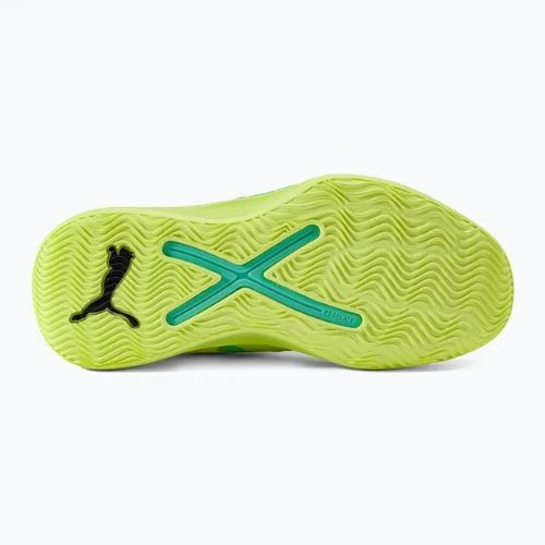 Vyriški krepšinio bateliai PUMA Rise Nitro fast yellow/electric peppermint