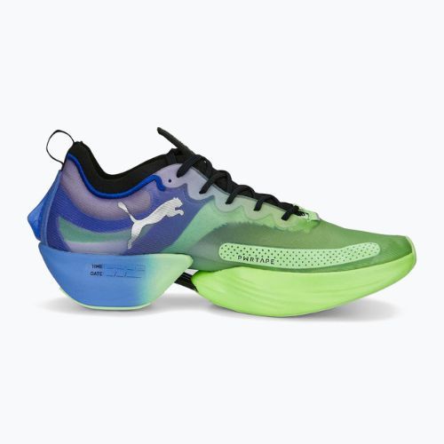 Vyriški bėgimo bateliai PUMA Fast-R NITRO Elite Carbon royal sapphire/fizzy lime