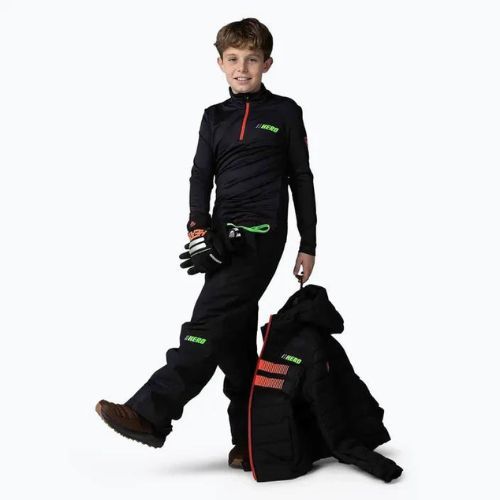Rossignol Hero Warm Stretch vaikiškas slidinėjimo džemperis juodas
