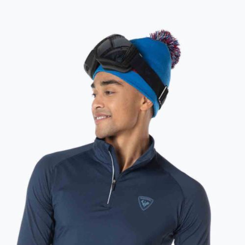 Vyriški termoaktyvūs marškinėliai Rossignol Classique 1/2 Zip dark navy