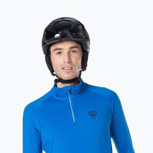 Vyriški Rossignol Classique 1/2 Zip termo megztiniai lazuli blue
