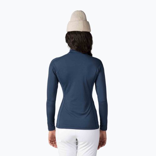 Moteriški termoaktyvūs marškinėliai Rossignol Classique 1/2 Zip dark navy