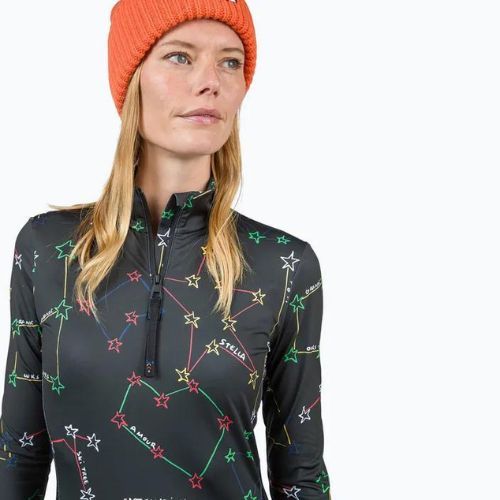 Moteriški termoaktyvūs marškinėliai Rossignol Booster 1/2 Zip Top 100 juodi