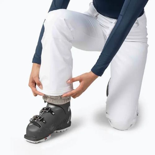 Moteriškos Rossignol Ski Softshell kelnės baltos spalvos