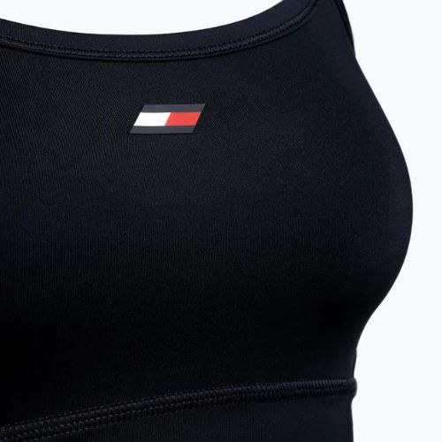 Tommy Hilfiger Essentials Low Int mėlyna fitneso liemenėlė