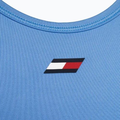 Tommy Hilfiger Essentials Mid Int Racer Back mėlyna fitneso liemenėlė