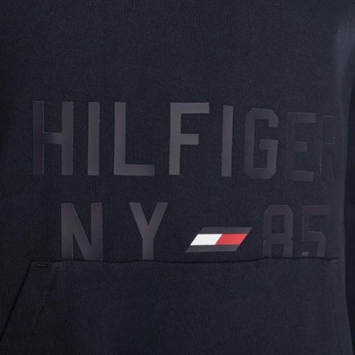 Tommy Hilfiger Graphic Crew mėlyni vyriški treninginiai džemperiai