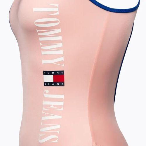 Tommy Hilfiger moteriškas vientisas maudymosi kostiumėlis One Piece Runway pink